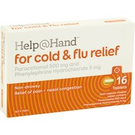 Help@Hand For Cold & Flu Relief Tablets