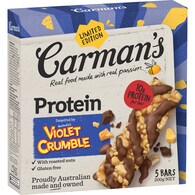 Carman's Protein Bars Violet Crumble Limited Edition