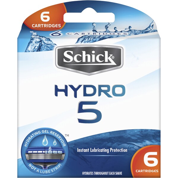 Schick Hydro Razor 5 Refill 6 Pack