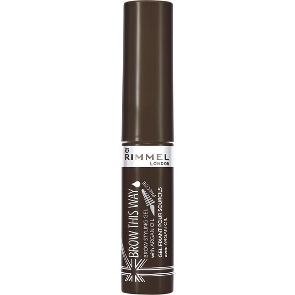 Rimmel London Brow This Way Gel Dark Brown 5ml