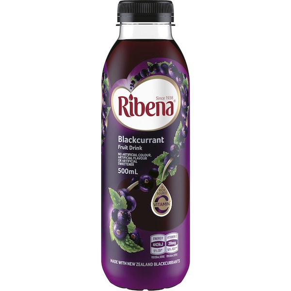 Ribena Blackcurrant Fruit Drink 500mL