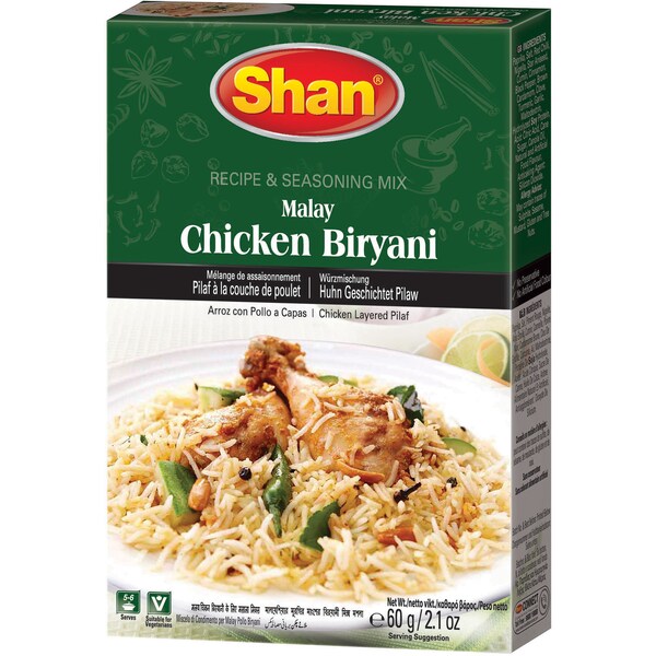 Shan Seasoning Mix Malay Chicken Biryani 60g