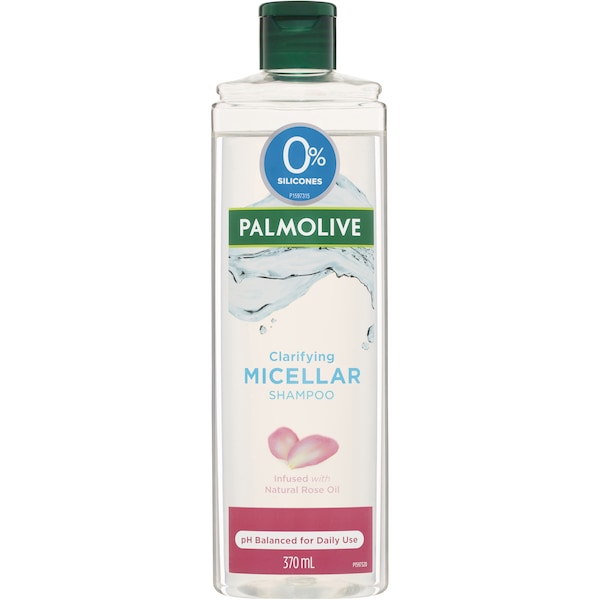 Palmolive Clarifying Micellar Hair Shampoo Rose Oil 370ml