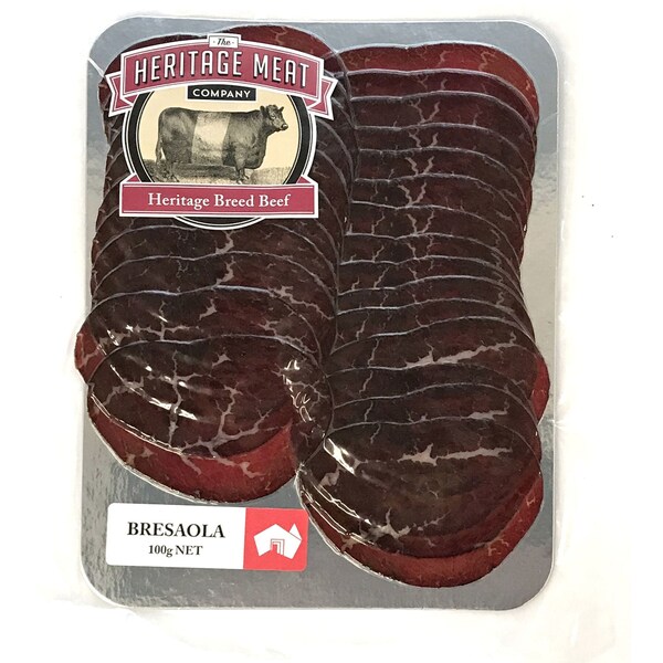 Heritage Meat Company Bresaola 100G
