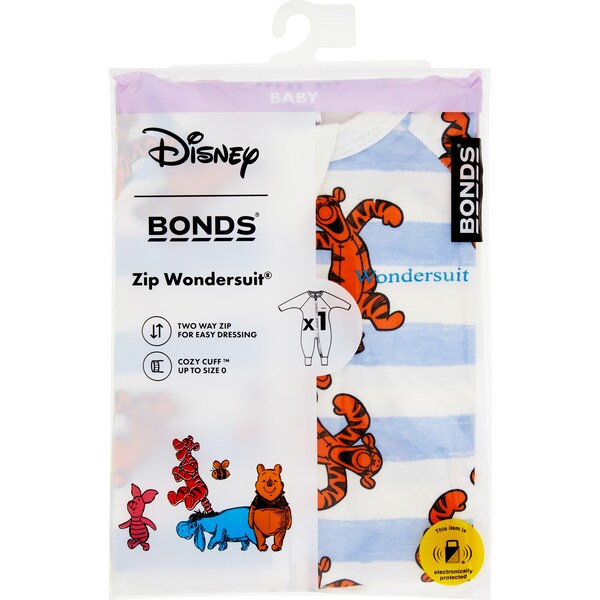 Bonds Tigger Zip Wondersuit Size 00 each