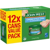 John West Tuna Chunks In Springwater Value