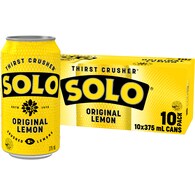 Solo Original Lemon Soft Drink Cans Multipack