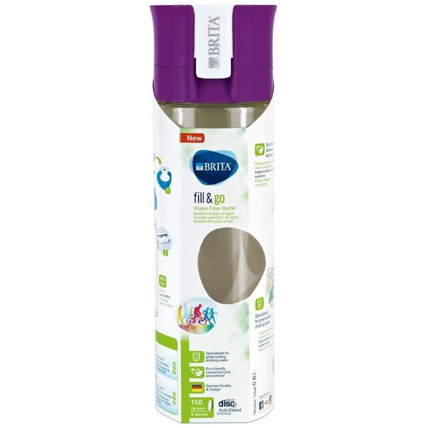 Brita f&g Vita Bottle Purple 600ml Each