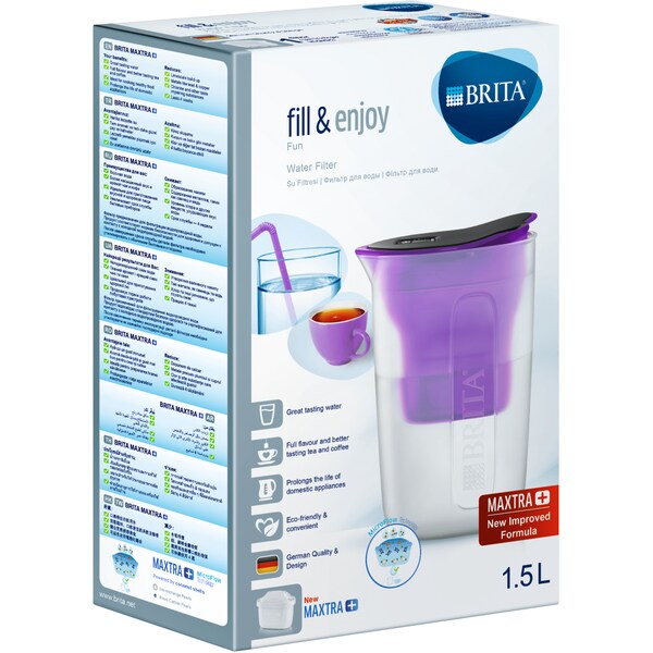 Brita Fill & Enjoy Jug Purple 1.5l Each