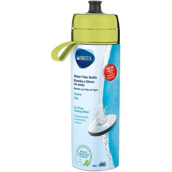 Brita Active Lime Filter Bottle 600ml