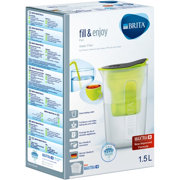 Brita Fill & Enjoy Jug Lime 1.5l Each