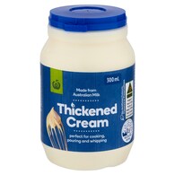 Woolworths Thickened Cream