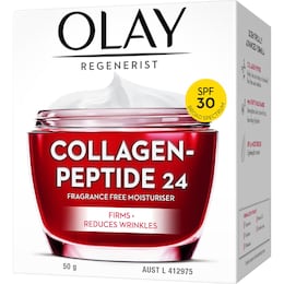 Olay Regenerist Collagen Peptide Cream SPF30 50g – Woolworths