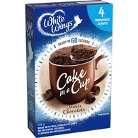 White Wings Cake In A Cup Double Chocolate