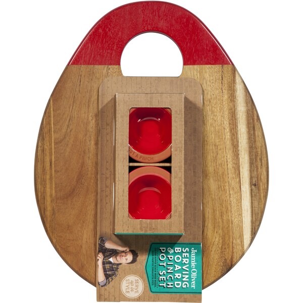 Jamie Oliver Board And Pinch Pots Each