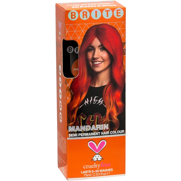 Brite Organix Semi Permanent Hair Colour Mandarin 75mL
