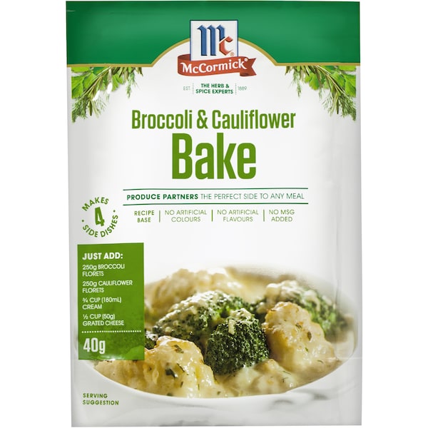 McCormick Recipe Base Broccoli & Cauliflower Bake 40g