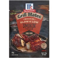McCormick Grill Mates Smokin Texas American BBQ Rub