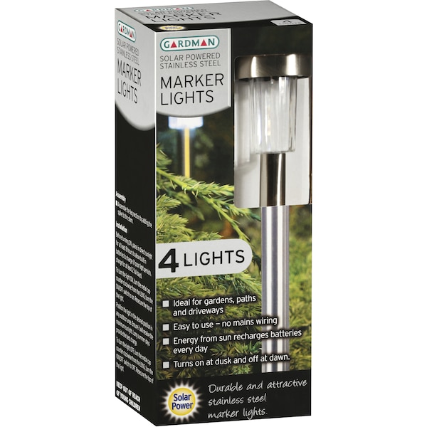 Gardman Lights Solar Marker 4 Pack