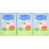 Peppa Pig Sultanas Yoghurt Coated