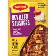 Maggi Dry Recipe Bases Devilled Sausages