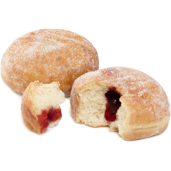 Donut Sugared Jam Ball Single Each