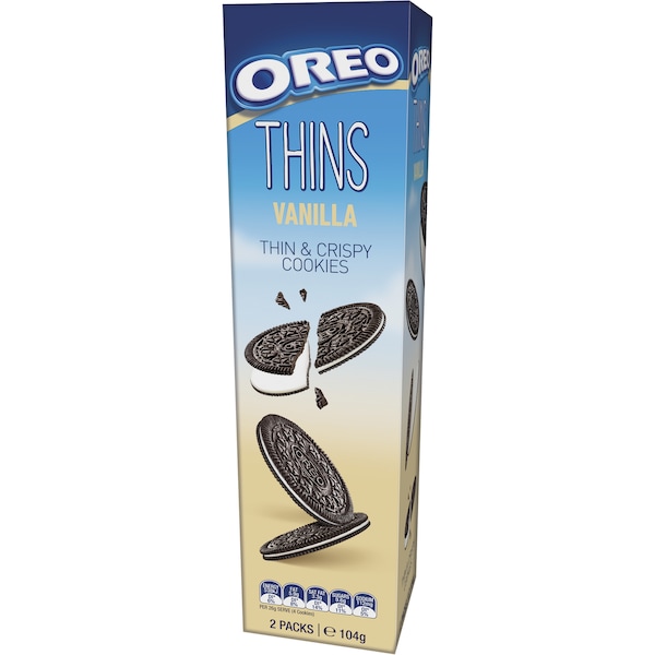 Oreo Thins  Vanilla 104g