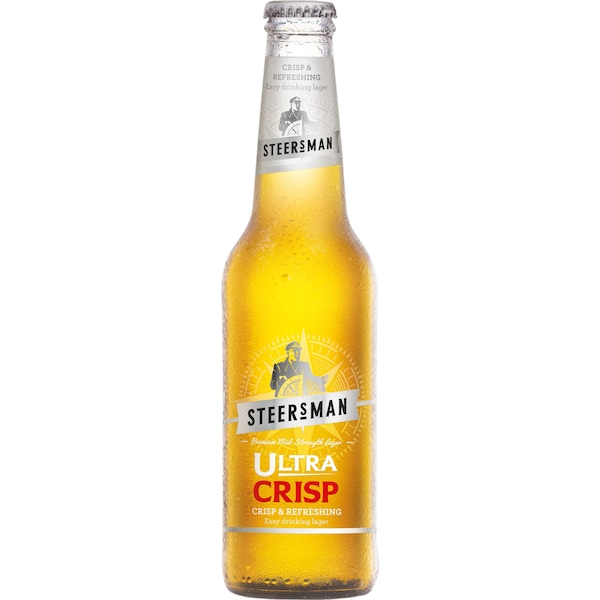 Steersman Ultra Crisp Lager Bottle 330ml