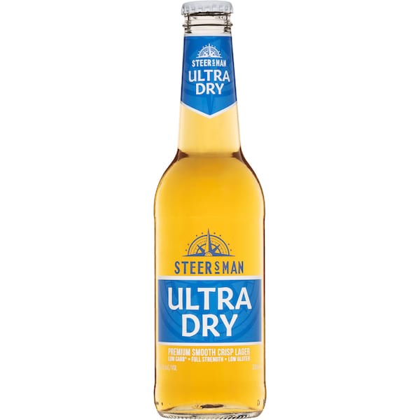 Steersman Ultra Dry Lager Bottle 330mL