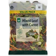 Woolworths Mixed Leaf With Carrot Salad Mix