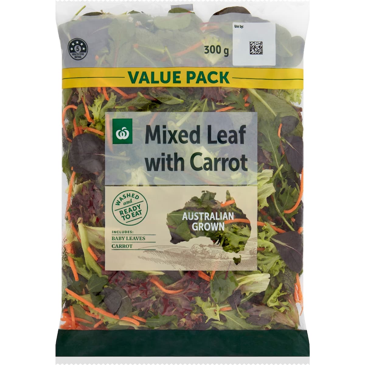 Woolworths Mixed Baby Leaf Salad Mix 300g bunch