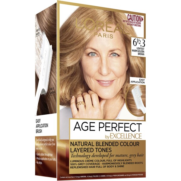 L'Oreal Paris PARIS EXCELLENCE AGE PERFECT COLOUR 6.5 GOLDEN BROWN EACH