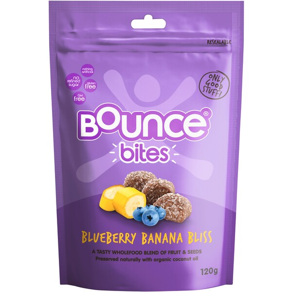 Bounce Blueberry Banana Bites  120g