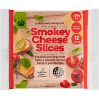 Woolworths Processed Cheese Slices Smokey
