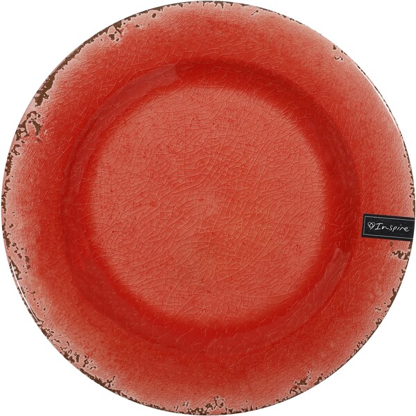 Inspire Melamine Dinner Plate Red Each