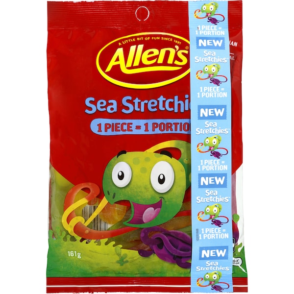 Allen's Sea Stretchies Lollies 161g Bag