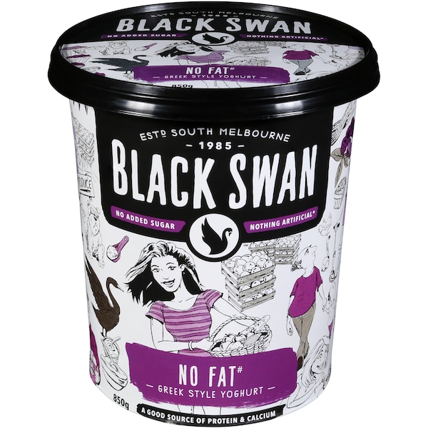 Black Swan Greek Yoghurt No Fat 850g