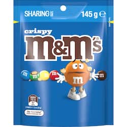 M&M's Crispy Milk Chocolate Snack & Share Bag 145g
