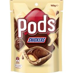 Pods Snickers Chocolate Snack & Share Party Bag 160g