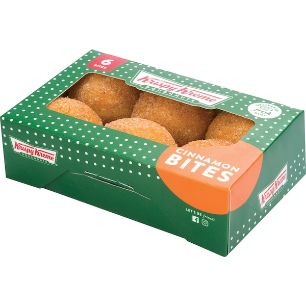 Krispy Kreme Doughnut Bites Cinnamon 6 pack