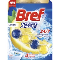 Bref Power Active Lemon Toilet Cleaner Block