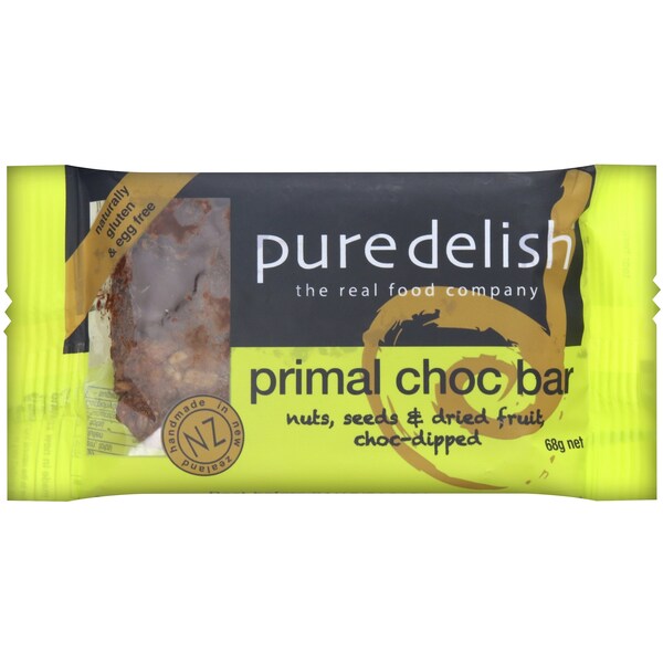 Pure Delish Primal Choc Bar 68g