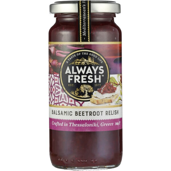 Always Fresh Relish Balsamic Beetroot 245g