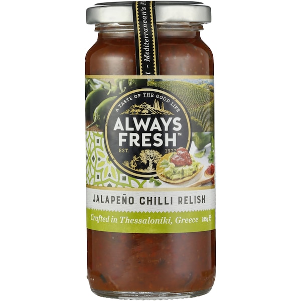 Always Fresh Relish Jalapeno Chilli Jam 245g