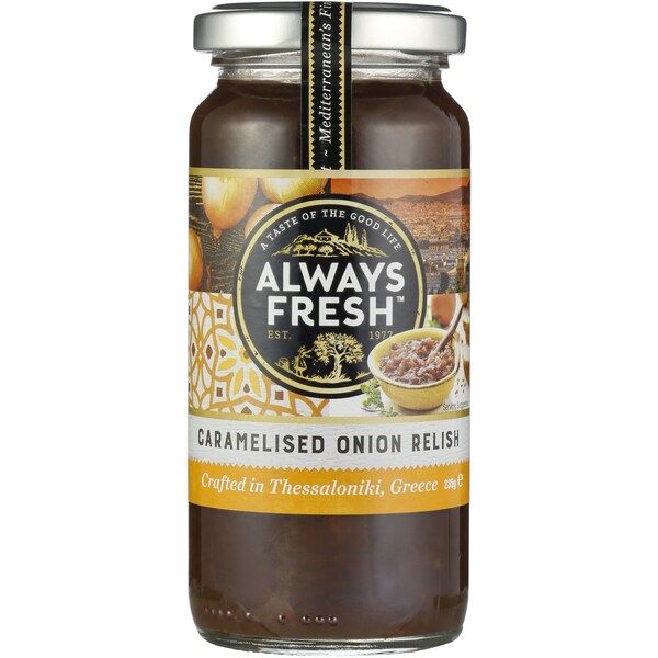 Always Fresh Relish Caramelised Onion 235g
