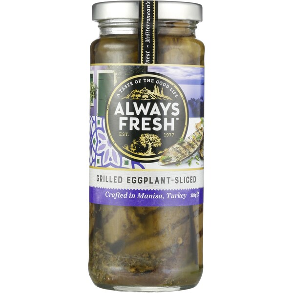 Always Fresh Grilled Eggplant Sliced 320g