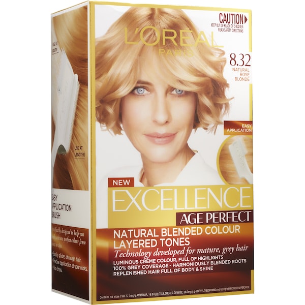 L'Oreal Paris Paris Excellence Age Perfect Natural Rose Blonde 8.32 each
