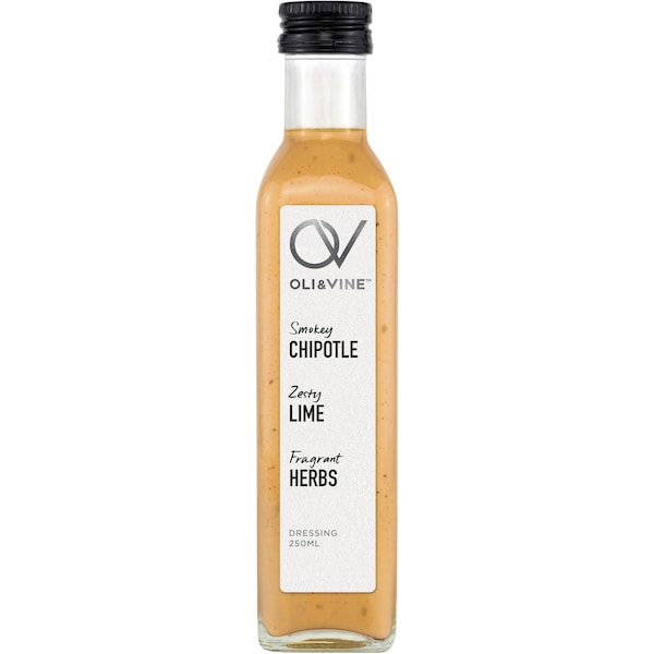 Oli & Vine Smokey Chipotle Lime & Herb Dressing 250mL