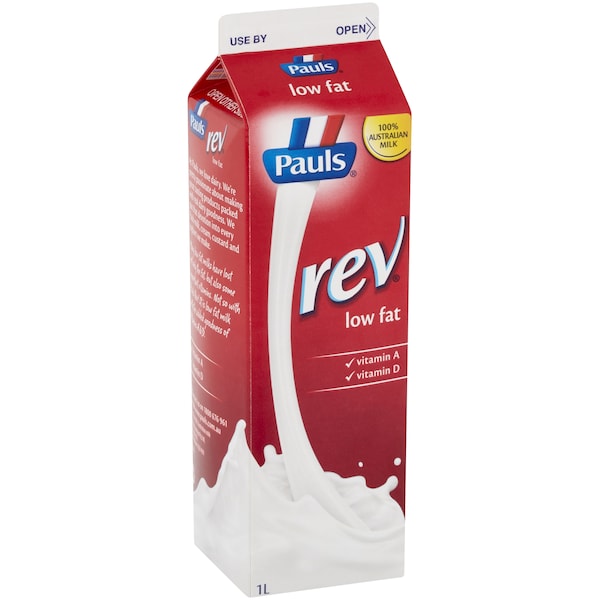 Pauls Rev Low Fat Milk 1L