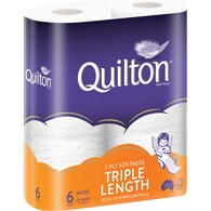 Quilton Triple Length 3 Ply Toilet Paper